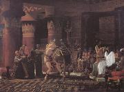 Alma-Tadema, Sir Lawrence Pastimes in Ancient Egypt 3000 Years Ago (mk23) Spain oil painting artist